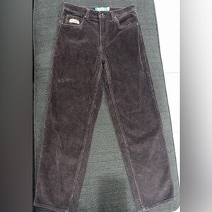 Corduroy Pants in Dark Brown